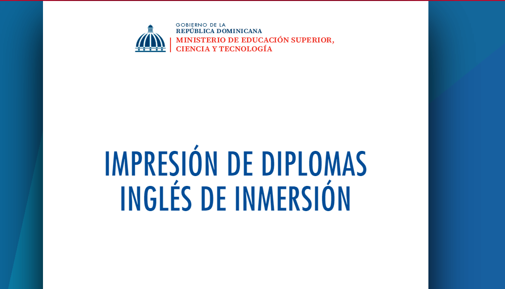 Iniciar Sesión Ingles por Inmersión (IMPRESIÓN DE DIPLOMAS)